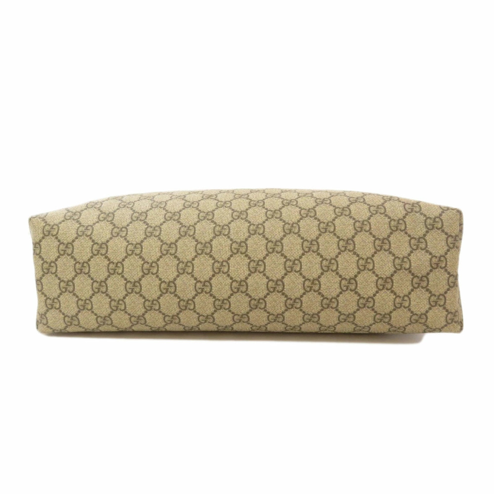 Gucci GG Supreme Canvas Tote Bag Shoulder Bag Brown - Picture 4 of 11